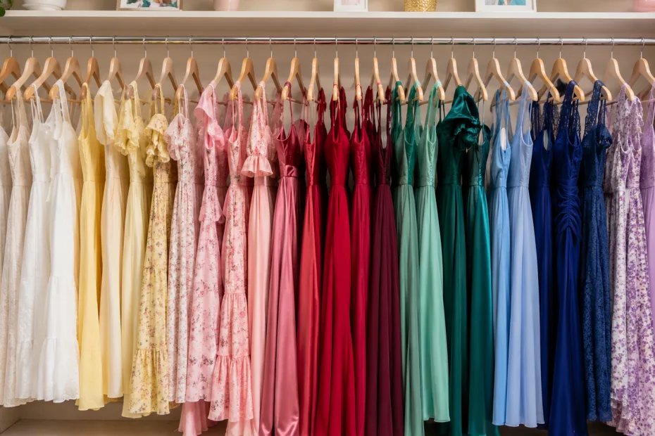 Colorful dresses