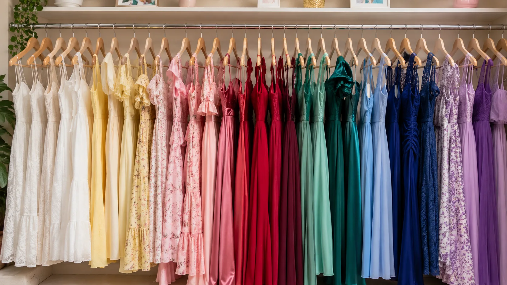 Colorful dresses
