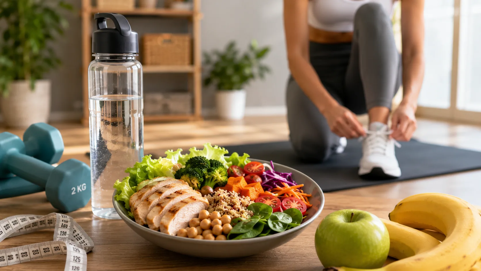 Healthy diet and exercise